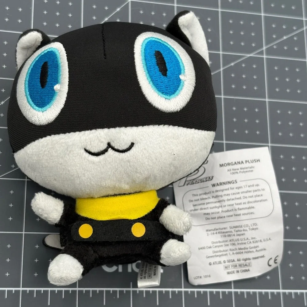 Persona 5 Morgana Plush Atlus Sega Sunrise Promotional Not For Resale 5 Inch